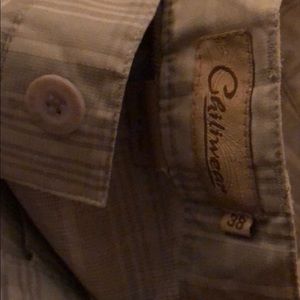 Men’s Cailiwear Shorts Grey Size 38 LSU Logo